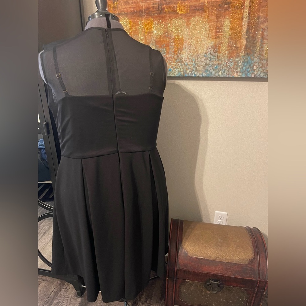Designer Alert! Calvin Klein Little Black Dress. Plus Size. - Picture 3 of 6